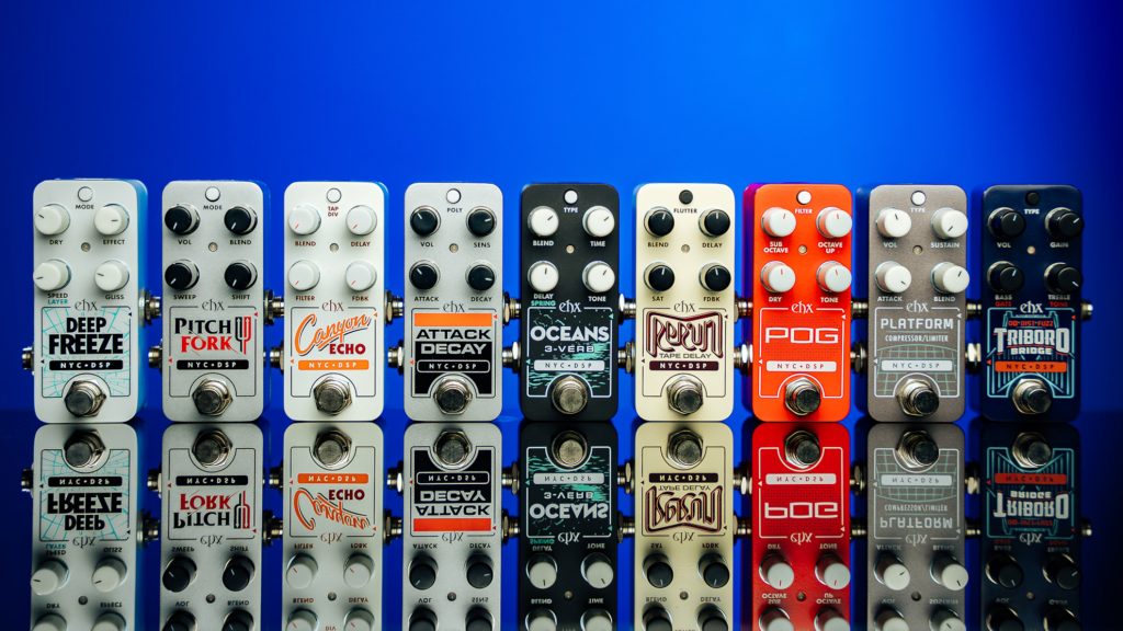 EHX's Biggest Pedal Release Ever! Meet the Pico-sized NYC DSP Series -  Electro-Harmonix